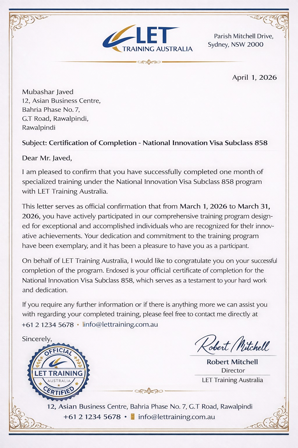 Beyond Blue certification 2
